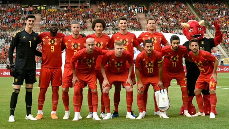 Đội tuyển Bỉ có thành tích xuất sắc 